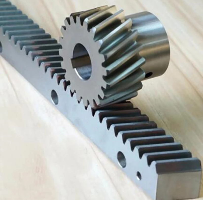 heigh precision rack pinion gear custom machining steel rack gears